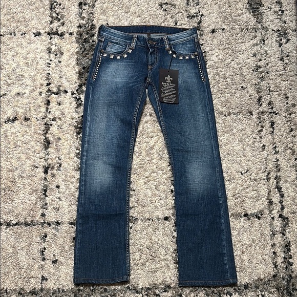 Faith Connexion Women's Boot Cut Jeans - Blue - Picture 1 of 16